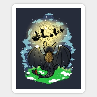 On Christmas Nightfury Sticker